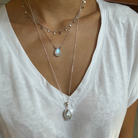 Ina Herkimer Diamant Silber