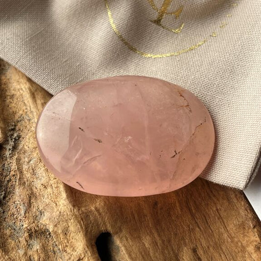 Affirmationsstein Rosenquarz