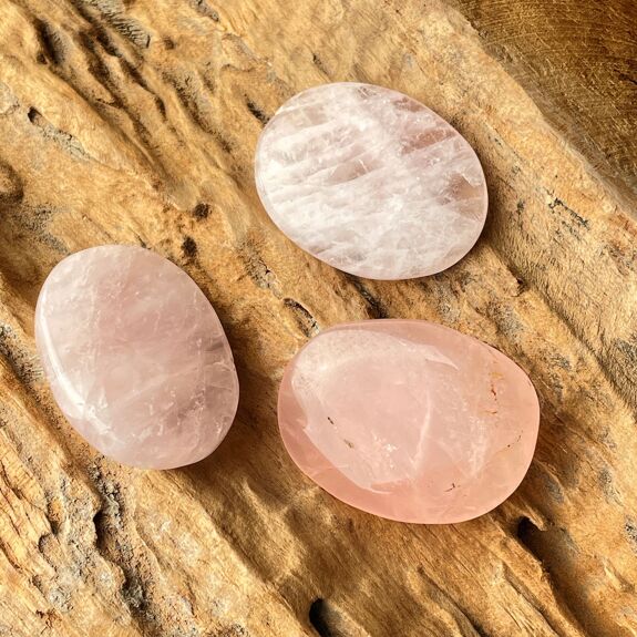 Affirmationsstein Rosenquarz