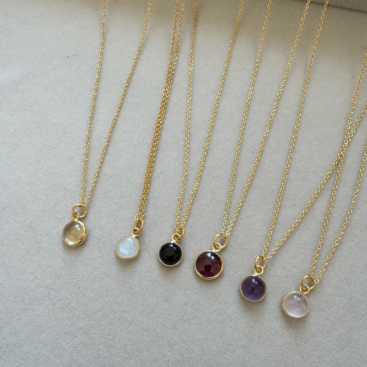 Vanessa Mondstein, Citrin, Rosenquarz, Granat, Turmalin oder Amethyst Gold