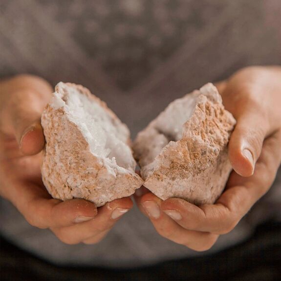 Quarzkristall Geode