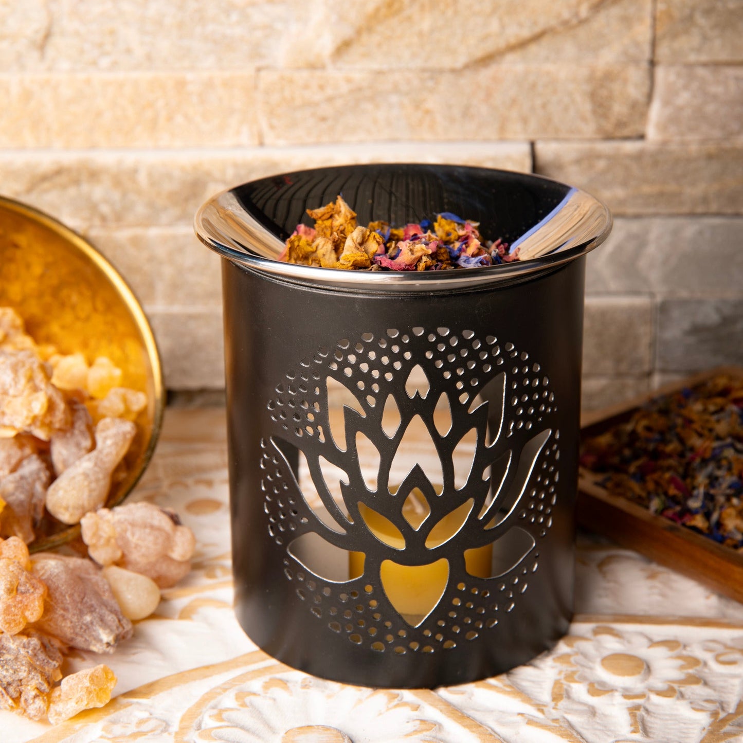 Räuchergefäß Lotus